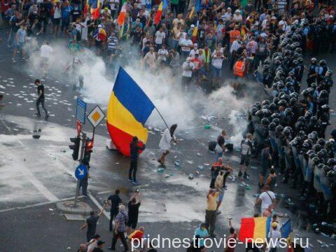 протесты в румынии